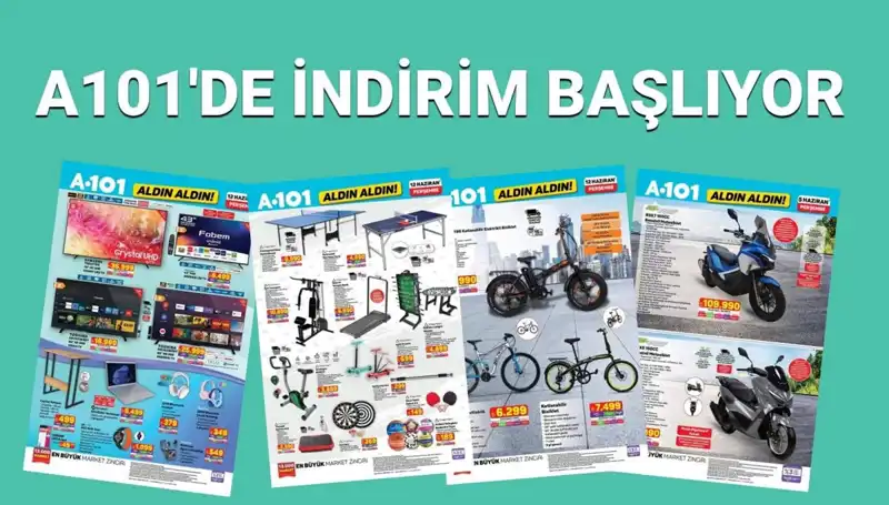 A101 12 Haziran Aktüel Kataloğu ile İhtiyaçlarınızı Karşılayın