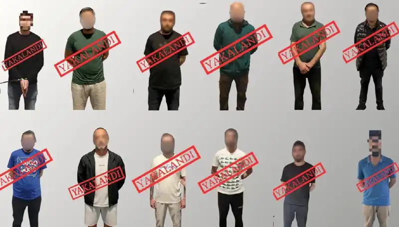 Ulusal Seviye Kırmızı Bültenle Aranan 12 Şüpheli Yakalandı: Gözaltı Süreci Başladı