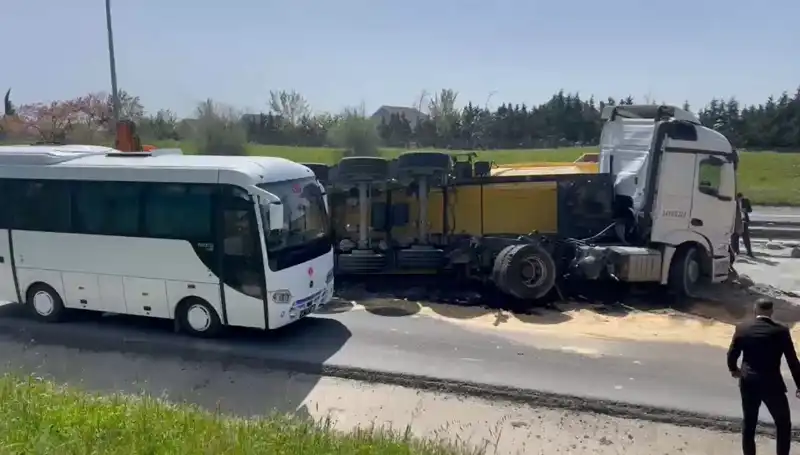 Büyükçekmece'de TEM Otoyolu'nda Feci Kaza: Yol 3 Saat Kapalı Kaldı