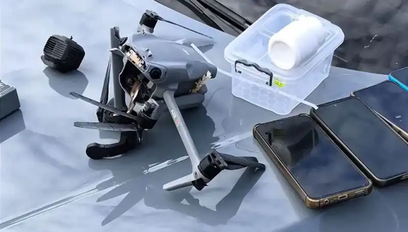 Uyuşturucu Sevkıyatı İçin Kullanılan Drone İkna Edici Bir Operasyonla Düşürüldü