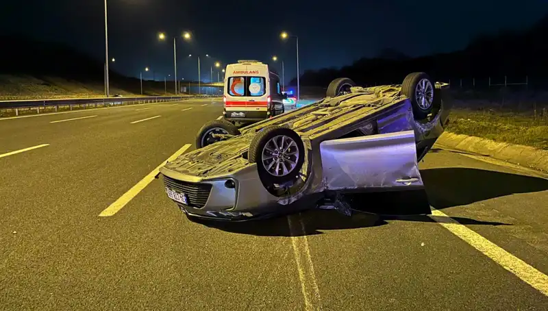 Kuzey Marmara Otoyolu’nda Feci Kaza: İki Araç Çarpıştı, Yaralılar Hastaneye Sevk Edildi