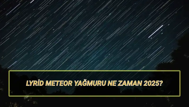 2025'te Gözleri Gökyüzüne Dikecek: Lyrid Meteor Yağmuru