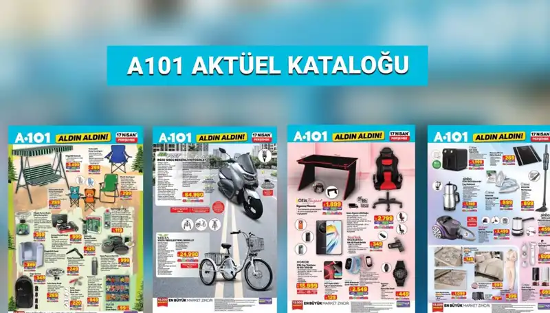 A101 Market 17-24 Nisan Aktüel Kataloğu: Ürün Yelpazesiyle Dikkat Çekiyor!