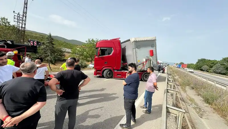Seyir Halindeyken Arı Soktu: Trafikte Kaos Anları!