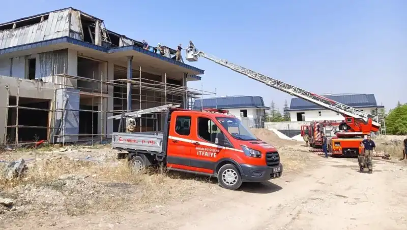 Ankara Gölbaşı'nda Villaları Korkan Yangın! İşte Tüm Detayları