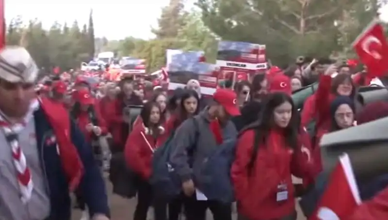 Çanakkale Zaferi’nin 110. Yıldönümünde 57. Alay Vefa Yürüyüşü Heyecanı