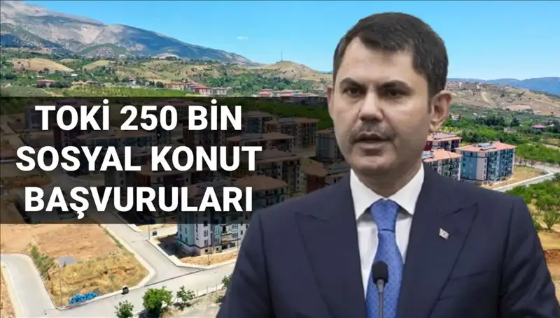 TOKİ 250 Bin Sosyal Konut Başvuruları 2025 İçin Tarih Açıklandı