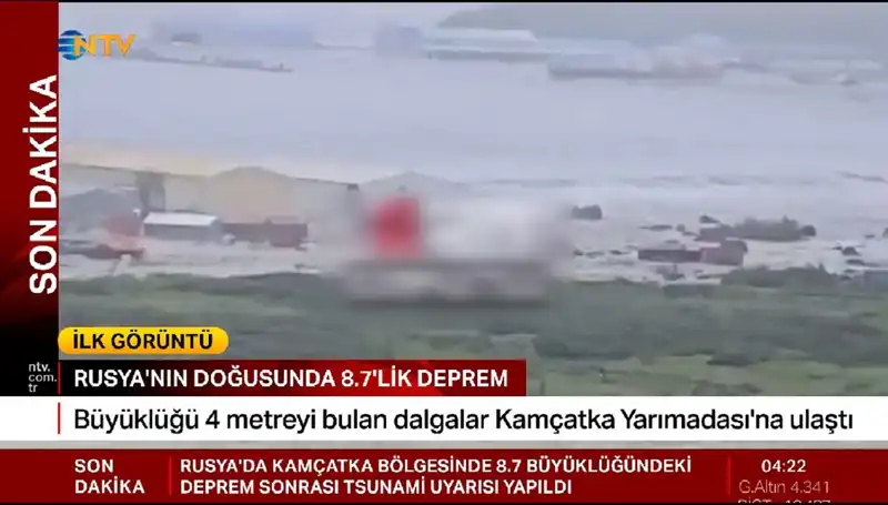Kamçatka Kıyılarında İlk Tsunami Dalgaları Vurdu: Bilim İnsanları Uyardı