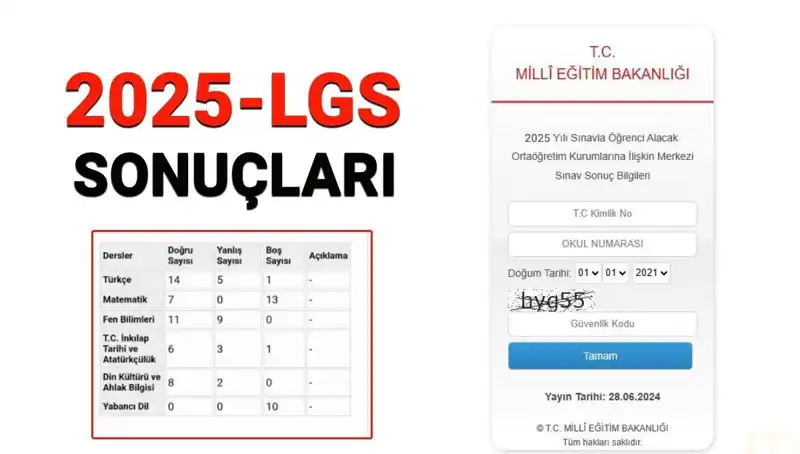 LGS Sınav Sonuçları Merakla Bekleniyor: 2025 Tarihleri ve Sorgulama Ekranı!