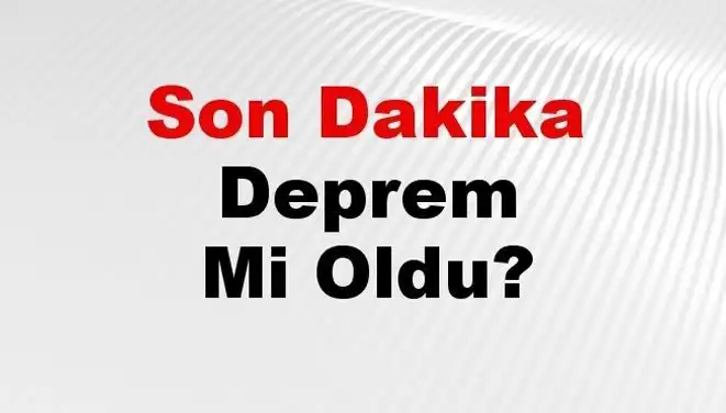 Hatay'da Son Dakika Deprem! Kandilli ve AFAD Açıklama Yaptı